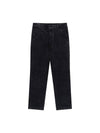 Men's Washed Corduroy Pants Black SW22APA02BK - SOLEW - BALAAN 1