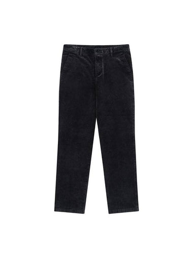 Washing Corduroy Straight Pants Black - SOLEW - BALAAN 1