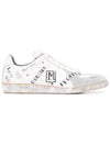 Men's German Army Replica Graffiti Low Top Sneakers White - MAISON MARGIELA - BALAAN 3