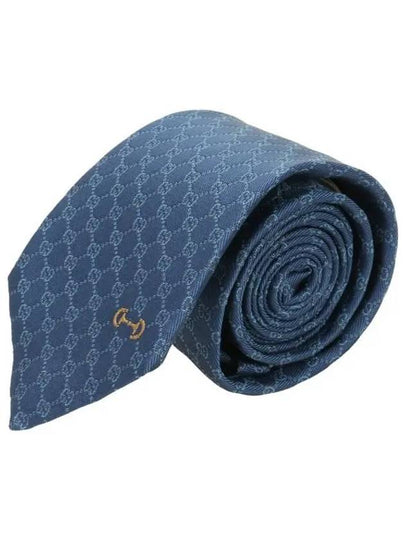 GG Silk Jacquard Tie Light Blue - GUCCI - BALAAN 2