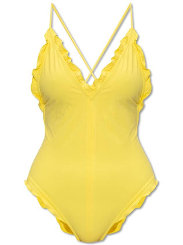 Ulla Johnson ‘Giordana’ One-piece Swimsuit, Women's, Yellow - ULLA JOHNSON - BALAAN 1