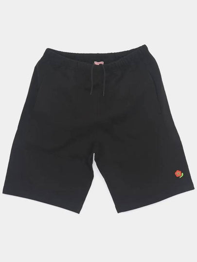 Pop Embroidery Shorts Black - KENZO - BALAAN 2