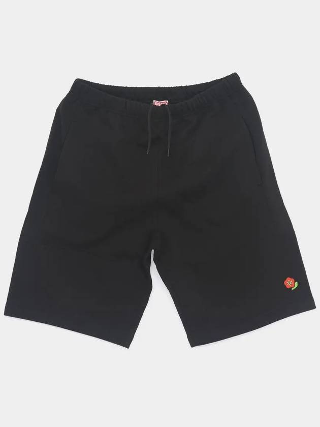 Pop Embroidery Shorts Black - KENZO - BALAAN 3