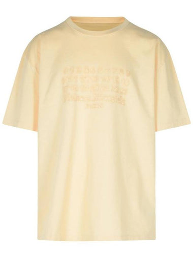 Maison Margiela 'Over' Beige Cotton T-Shirt - MAISON MARGIELA - BALAAN 1