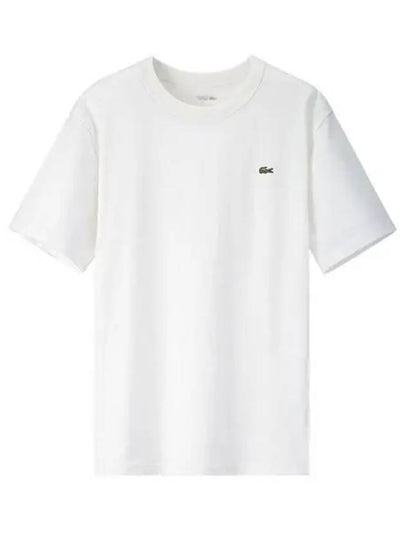 Men's Small Logo Sports Breathable Short Sleeve T-Shirt White - LACOSTE - BALAAN 2