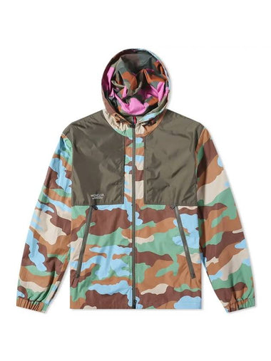 Kounde Camouflage Zip Up Hoodie Jacket - MONCLER - BALAAN 1