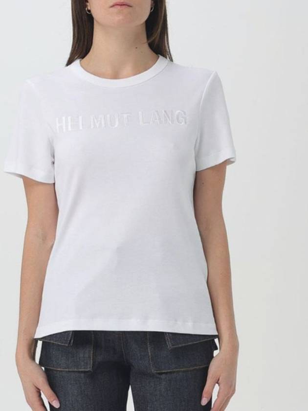 Crew Neck Short Sleeve T-Shirt White - HELMUT LANG - BALAAN 4