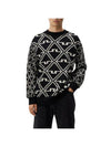 Isaac Jacquard Golf Knit Top Black - J.LINDEBERG - BALAAN 1