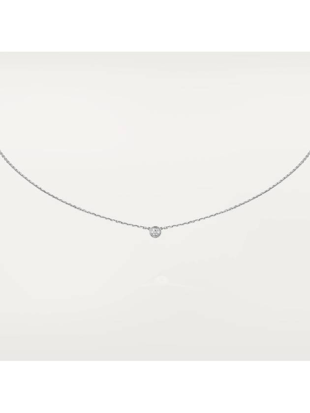 D Amour Necklace XS White Gold Silver - CARTIER - BALAAN 3