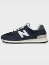 574 Heritage Low Top Sneakers Navy - NEW BALANCE - BALAAN 5