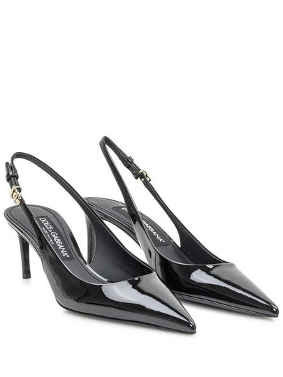 Dolce & Gabbana Dg Patent Leather Slingback - DOLCE&GABBANA - BALAAN 2