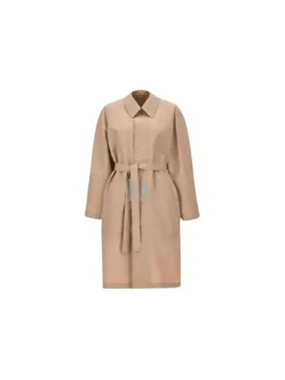 Women's Lightweight Belted  Trench Coat Beige - LEMAIRE - BALAAN 2