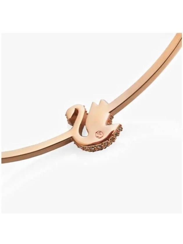 Swan Crystal Bracelet Black Rose Gold - SWAROVSKI - BALAAN 6