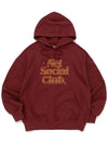 BLUR LOGO HOOD BURGUNDY - NET SOCIAL CLUB - BALAAN 2