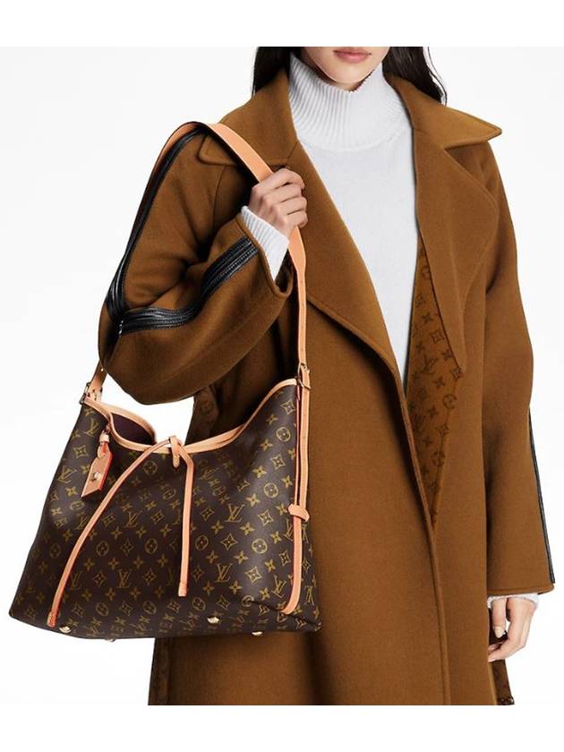 Carry All MM Monogram Shoulder Bag Brown - LOUIS VUITTON - BALAAN 8