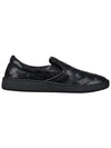 Sawyer Intrecciato Calfskin Slip-Ons Black - BOTTEGA VENETA - BALAAN 5