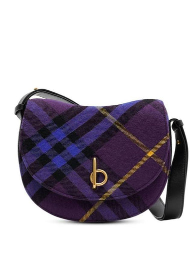 Rocking Horse Check Medium Shoulder Bag Ribbon - BURBERRY - BALAAN 1