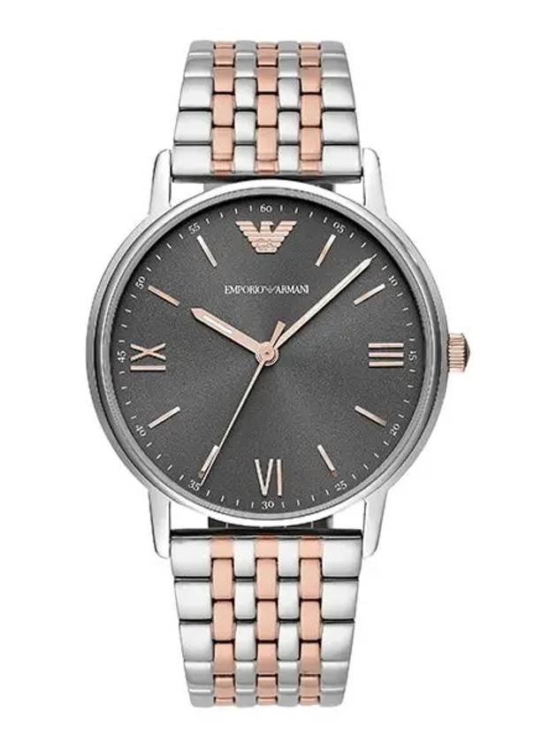 Dark gray dial two tone metal watch - EMPORIO ARMANI - BALAAN 5