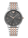 Dark gray dial two tone metal watch - EMPORIO ARMANI - BALAAN 6