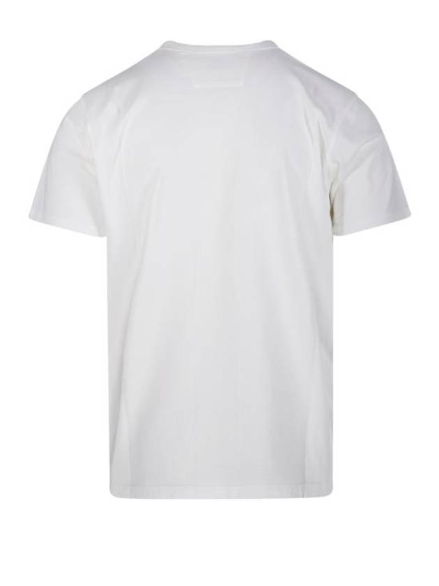 Logo Short Sleeve T-Shirt White - CP COMPANY - BALAAN 4