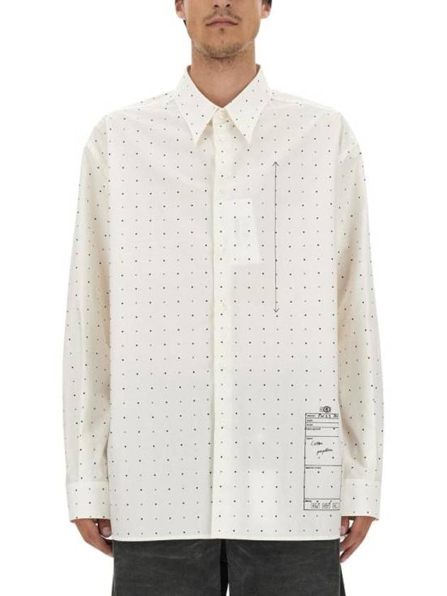 MM6 Long Sleeve Shirt S52DT0022 S78157001S WHITE - MAISON MARGIELA - BALAAN 1