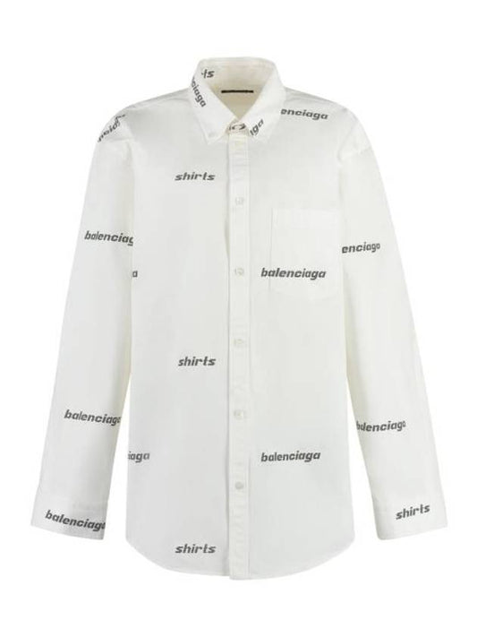 Shirt 658956TOL65 9040 WHITE - BALENCIAGA - BALAAN.