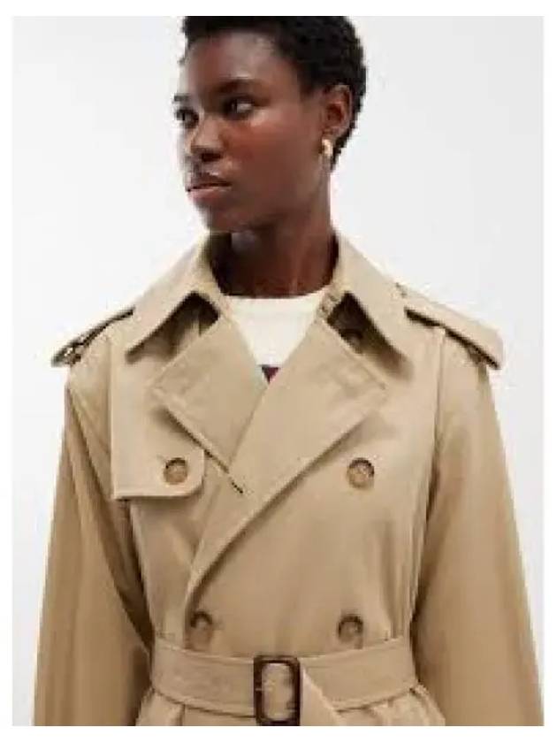 W Double breasted twill trench coat medium beige 1236723 - POLO RALPH LAUREN - BALAAN 1