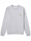 Fox Head Patch Regular Sweatshirt Light Grey Melange - MAISON KITSUNE - BALAAN 2