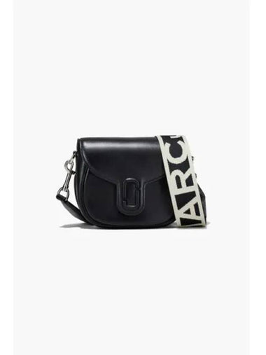 Leather J Marc Small Saddle Bag Black MBBAS24024BKX - MARC JACOBS - BALAAN 1