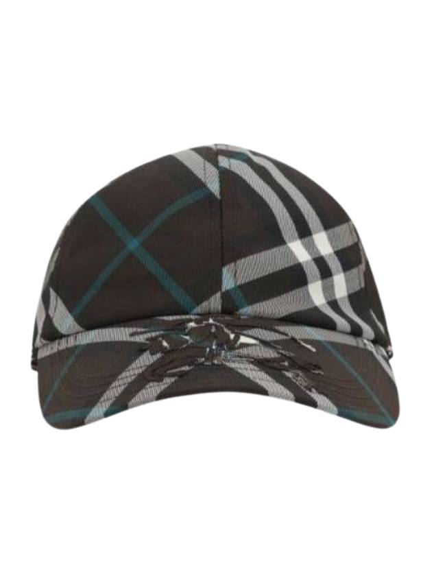 Check Ball Cap Green - BURBERRY - BALAAN 1