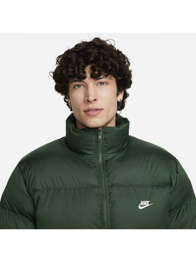 Sportswear Club Puffer Padded Jacket Green - NIKE - BALAAN 4