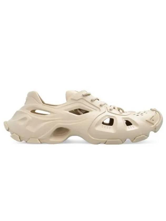 HD Rubber Sole Cut-Out Low Top Sneakers Beige - BALENCIAGA - BALAAN 2