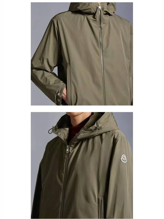 Traversier Hooded Jacket Olive Green - MONCLER - BALAAN 6