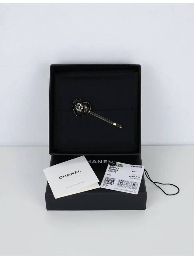 CC logo heart hairpin AB9741 - CHANEL - BALAAN 4