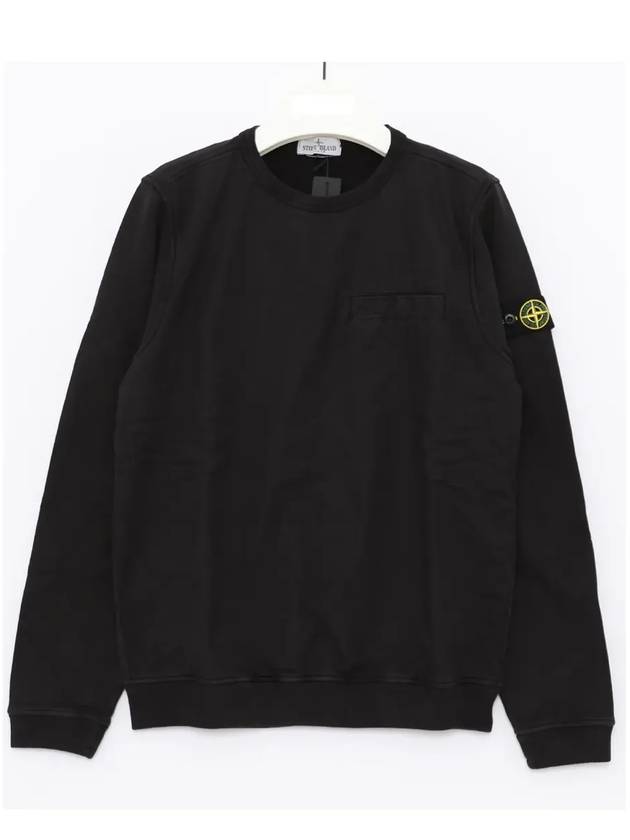 Kids Wappen Patch Sweatshirt Black - STONE ISLAND - BALAAN 3