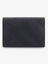 Check Pattern Leather Card Wallet Black - BURBERRY - BALAAN 2