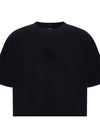 CP Company Short Sleeve T Shirt 17CMTS181A005697G995 Black - CP COMPANY - BALAAN 5