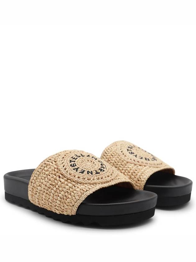 Elyse raffia slides 810387AFACL0 - STELLA MCCARTNEY - BALAAN 4