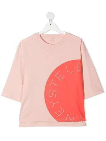 Kids Women s Circular Logo T Shirt 602635 SQJ02 6840 - STELLA MCCARTNEY - BALAAN 1