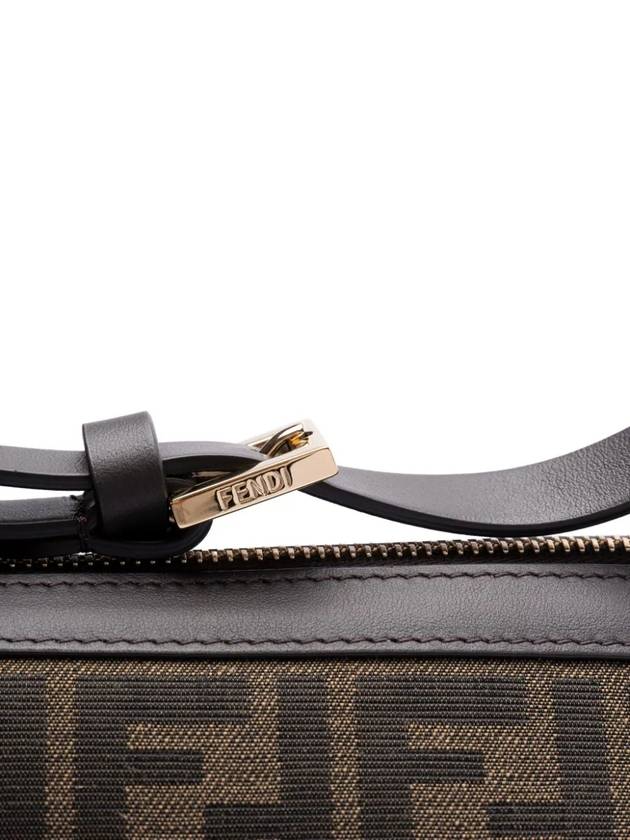 FF Jacquard Shoulder Bag Brown - FENDI - BALAAN 6