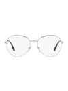 Eyewear Felicity Round Frame Eyeglasses Silver - BURBERRY - BALAAN 1