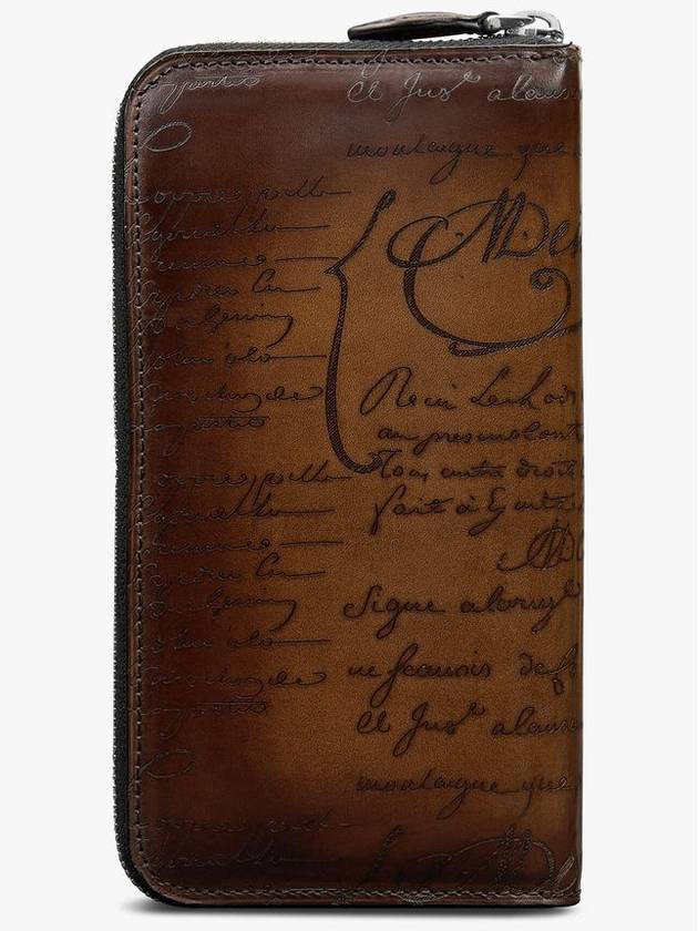 Itauba Neo Scritto leather zipper long wallet - BERLUTI - BALAAN 2