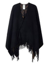 wool cashmere poncho muffler - FENDI - BALAAN 11