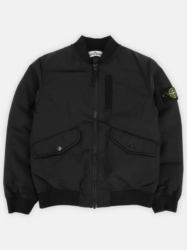 Kids Logo Patch Bomber Padding Black - STONE ISLAND - BALAAN 3