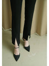 banding slit pants - LETTUCE - BALAAN 2