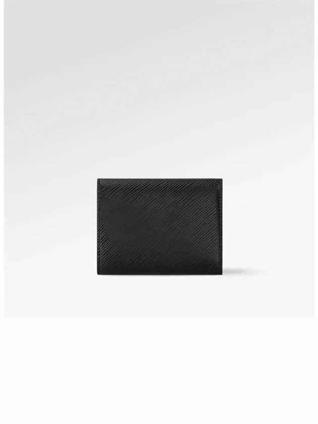 Twist Logo Epi Leather Compact Half Wallet Black - LOUIS VUITTON - BALAAN 7