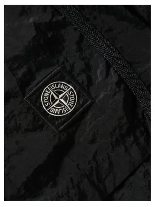 Patch Logo Nylon Swim Shorts Black - STONE ISLAND - BALAAN 4