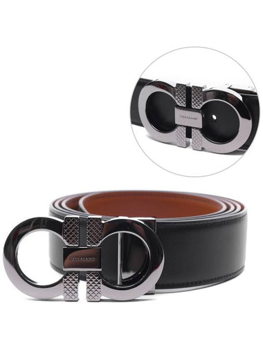 Men's Gancini Double-sided Belt 67 0084 750184 FREE 24S - SALVATORE FERRAGAMO - BALAAN 1