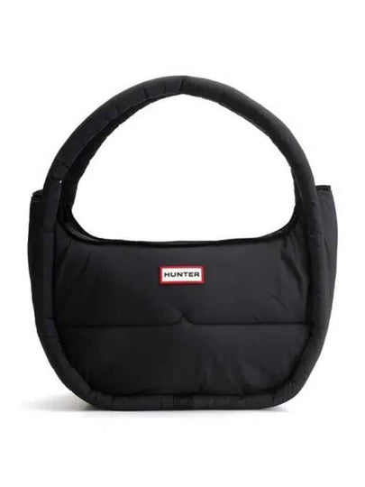 Framed Puffer Large Hobo Shoulder Bag Black - HUNTER - BALAAN 2