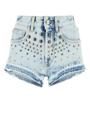 Short Pants FABX3645F4256 1733 Light Blue - ALESSANDRA RICH - BALAAN 1